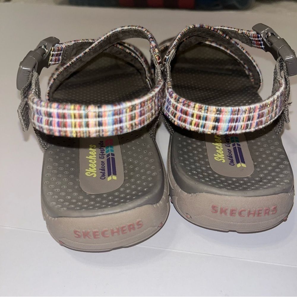 Skechers outdoor lifestyle slip ons colorful strappy sandals size 11 Women's - Picture 8 of 10